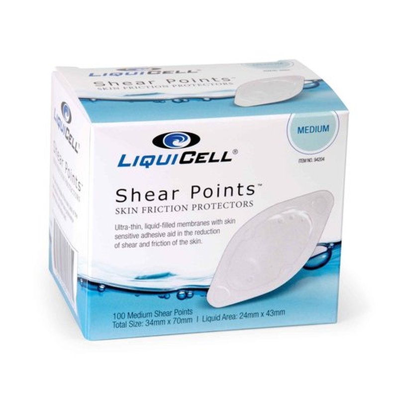 LiquiCell Shear Point Bandages, CPAP Nasal Pads, Box, 100 Bandages, Medium