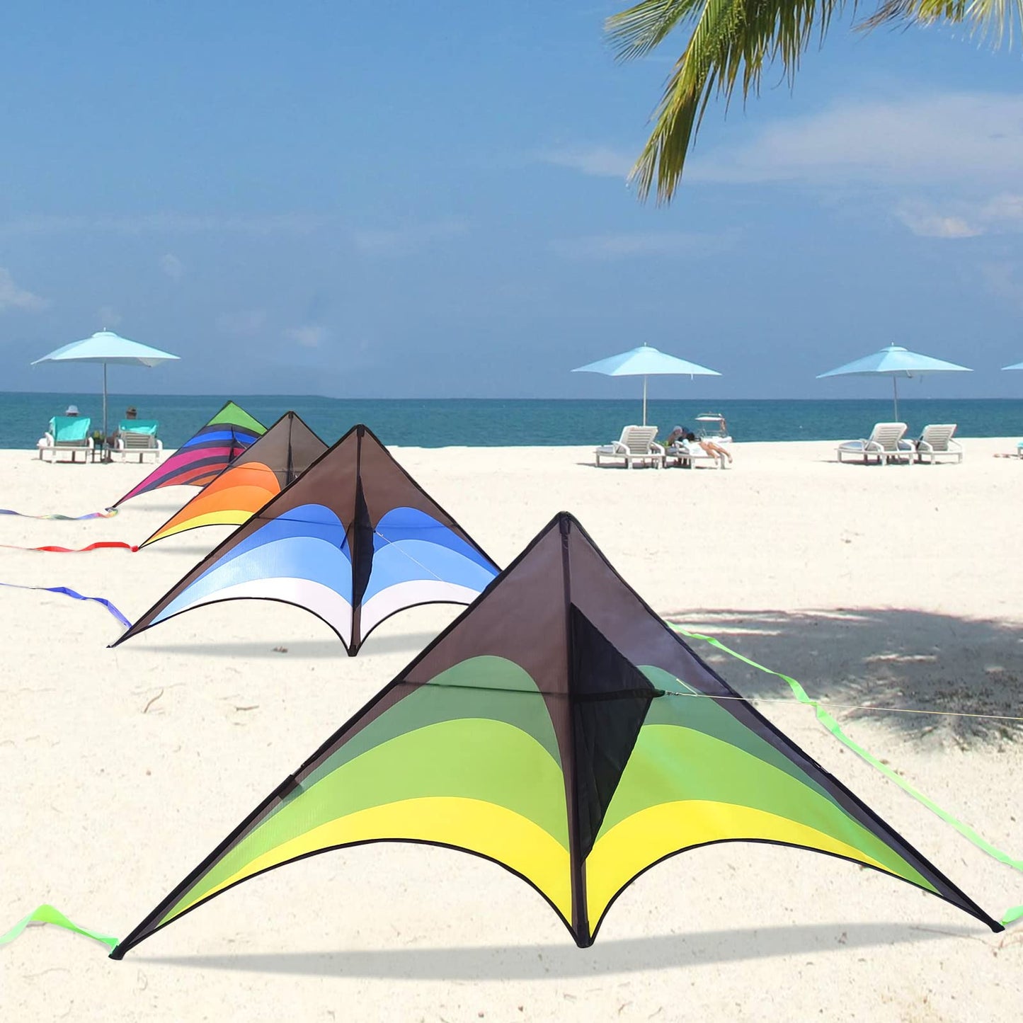 Delta Kites for Adults, Easy to Fly Kite, Best Kites (4 Pack Could be Stacked)