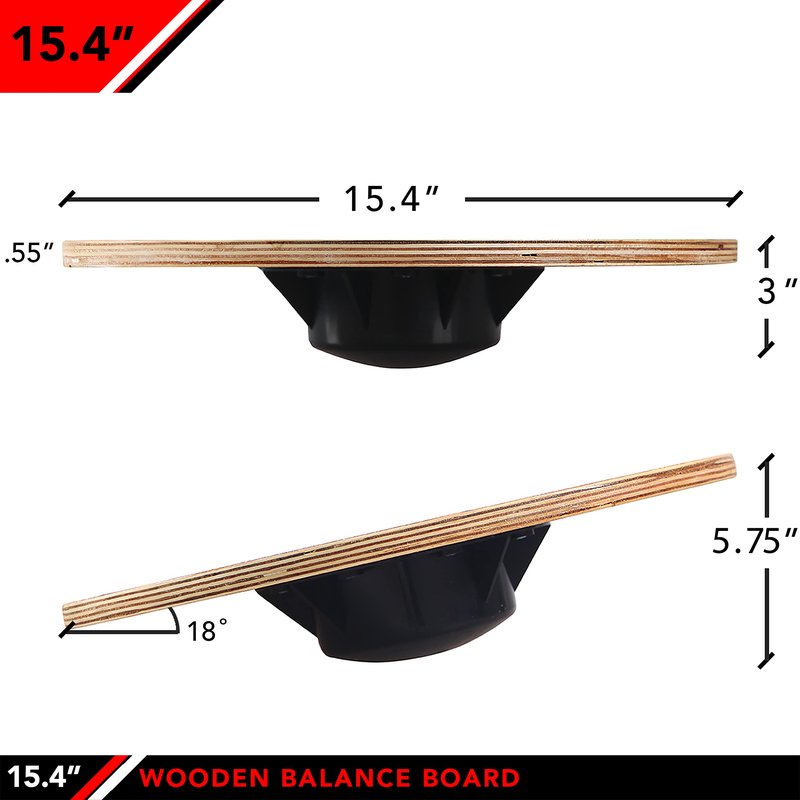 JFIT Balance Board, 15.4", Kaleidoscope