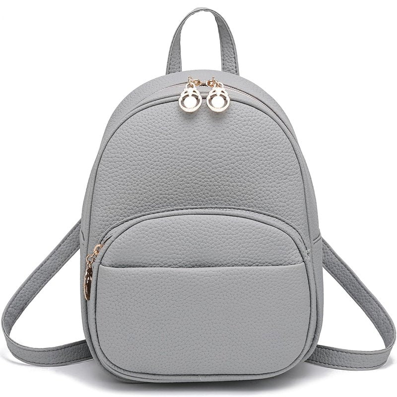 Barsine Mini Backpack for Women Girls Leather Backpacks Casual Small Daypack Shoulder Bag with Pockets