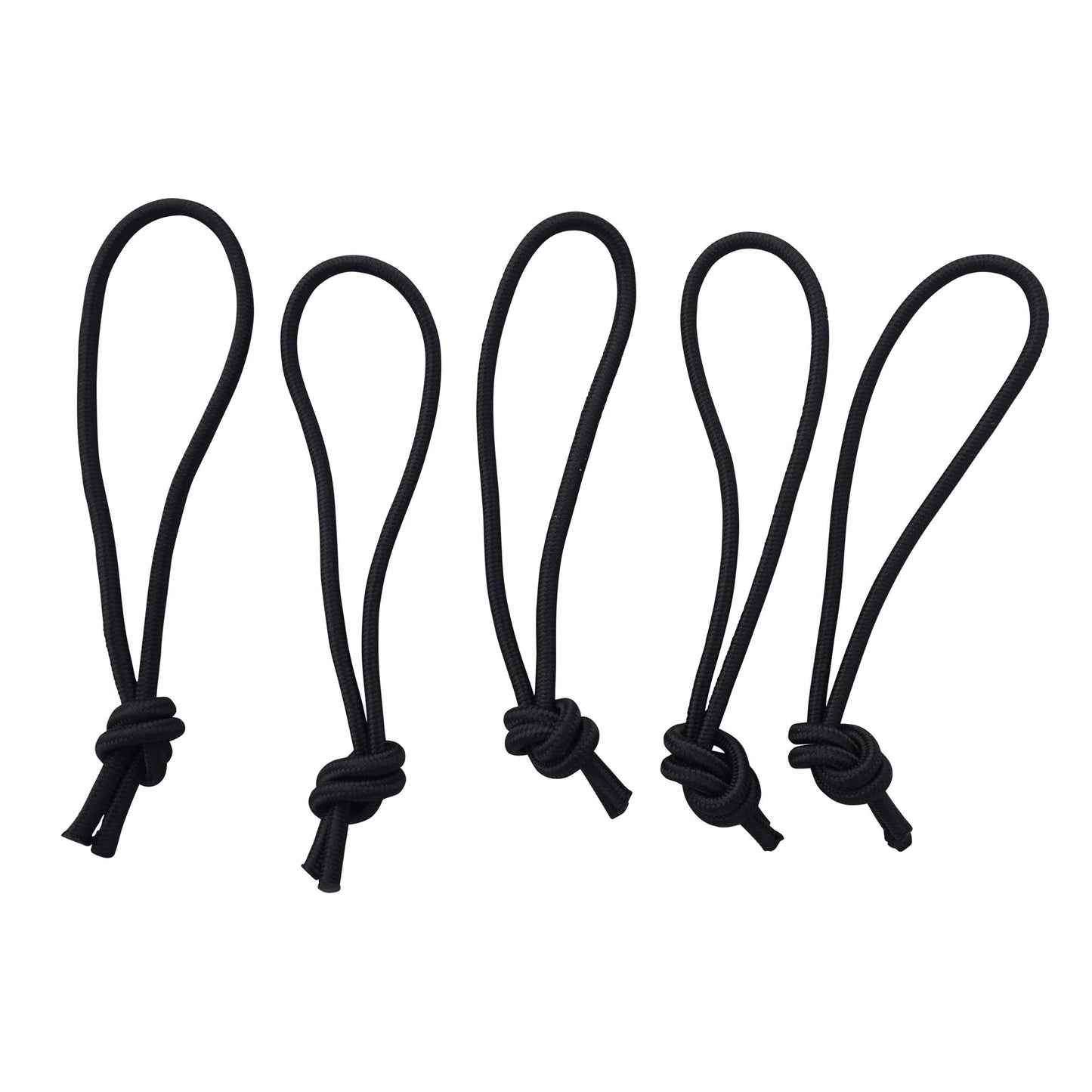 Ho Stevie! Leash String Loop Cord for Surfboard, Longboard and SUP (Black) 5-Pack