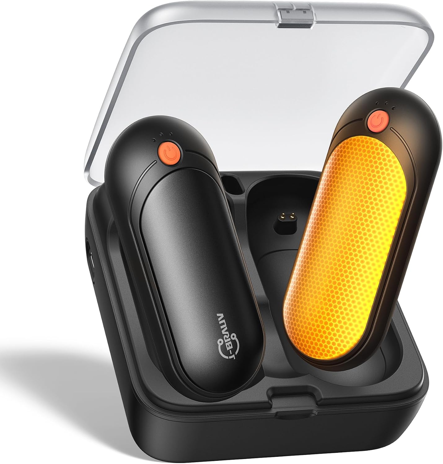 Rechargeable Hand Warmers - 5 Levels Double-Sided Heating | 10000mAh Charging Case, Portable Pocket Heater for Winter Outdoor Activities