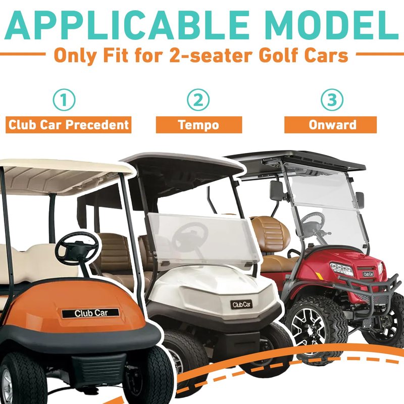 FIXHAWK Club Car Cooler Mounting Bracket Kit for Club Car Precedent, Tempo and Onward Golf Cart,Replace OEM#103886801