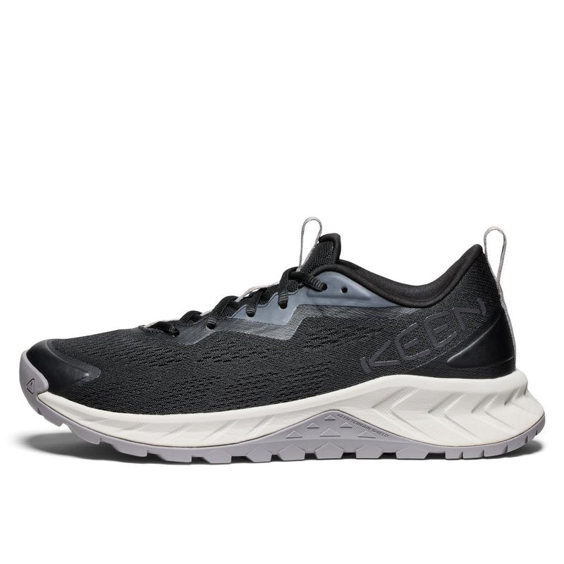 KEEN Men's Versacore Speed Breathable Vented Comfortable Hiking Shoes, Black/Steel Grey, 10.5
