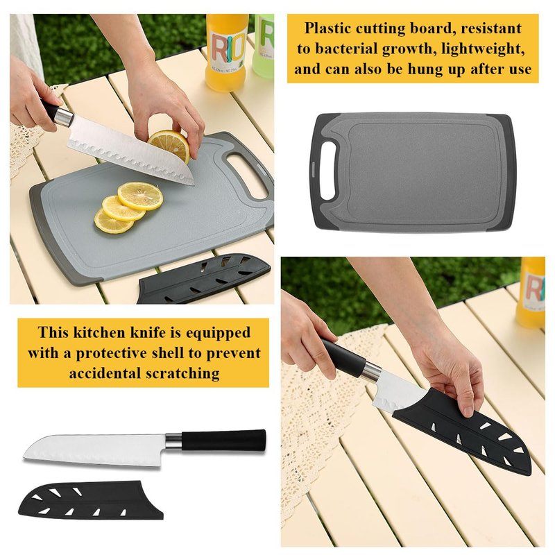 HOMQUEN Camping Essentials Camping Gear Must Haves，Cooking Utensils Set Rv Camping Accessories，Camper Gadgets for Outdoor Hiking Travel Picnic Barbecue Gifts