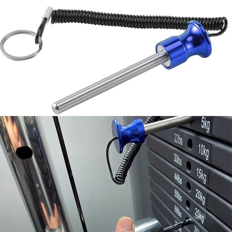 Weight Stack Pin,Magnetic Weight Pin,Diameter 4 Inch Solid Aluminum Alloy Universal Gym Pin Weight Machine Pin for Home Gym Exercise Machine Accessories(2pcs) (Red)