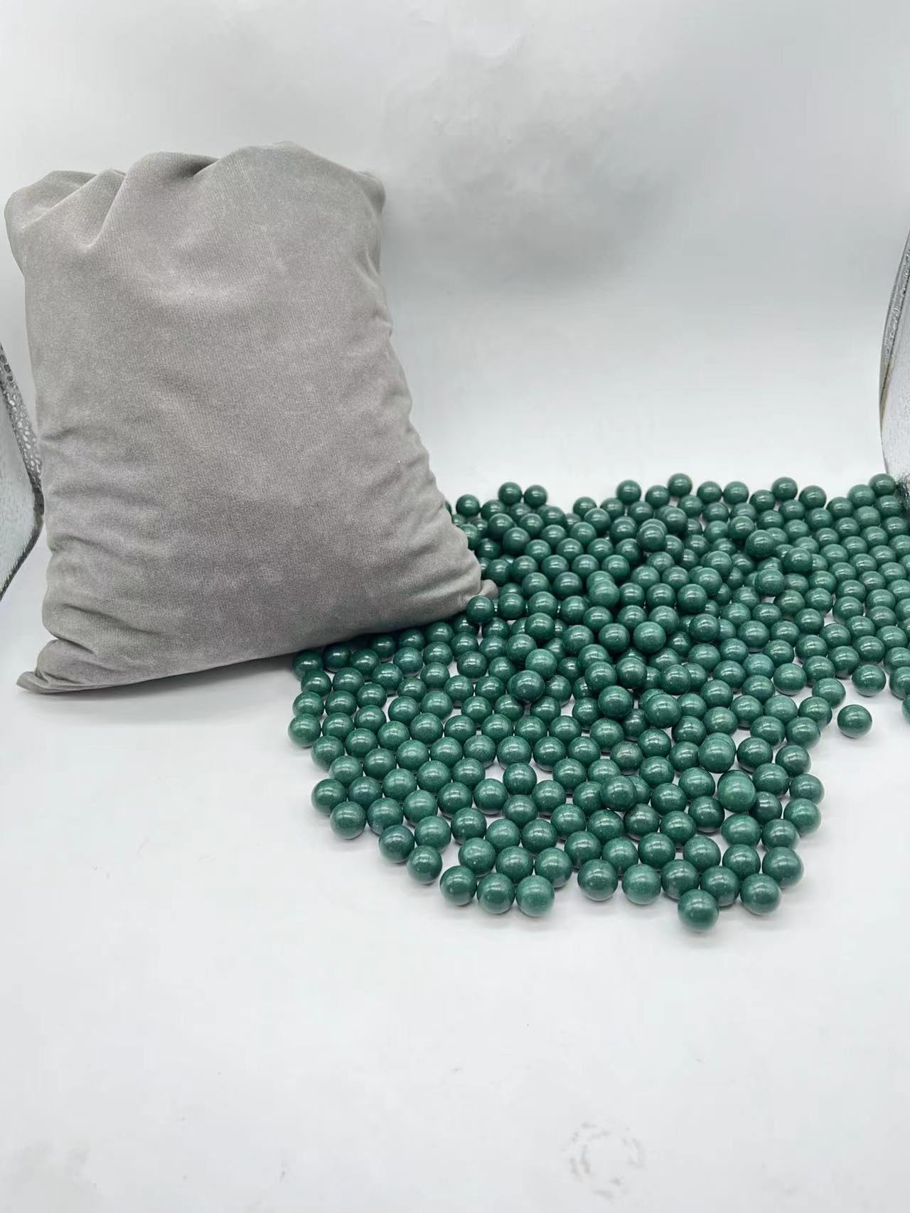 ZOYO Precision Slingshot Ammo - 1/2 Inch (12-13mm) Hard Clay Balls for Target Practice, Hunting, and Natural Biodegradable Sling Shot Ball - 1000 pcs (Green)
