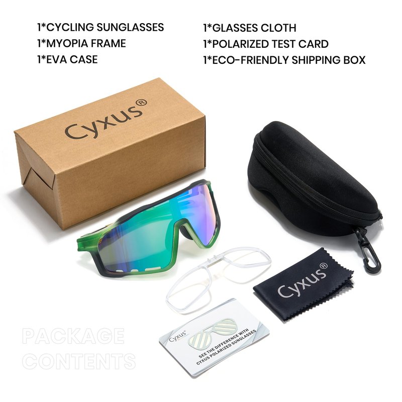Cyxus Snow Shoveling Goggles for Men, Polarized Anti-Fog Windproof UV400 Protection Winter Gear Work P1570