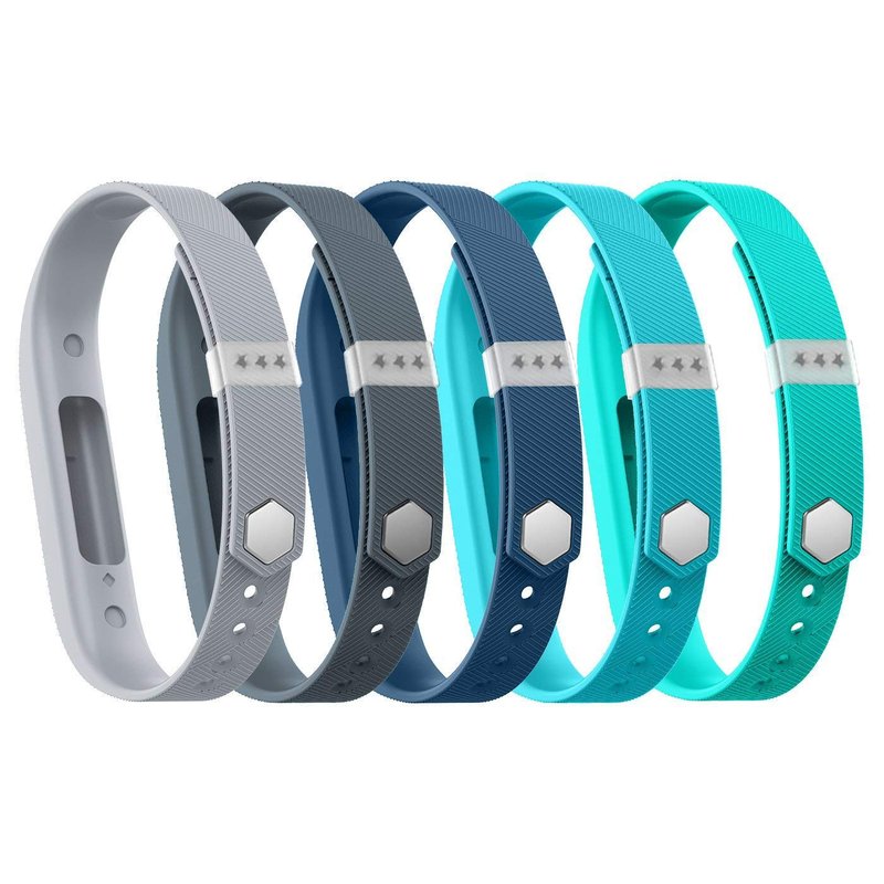 LEEFOX Band Compatible with Fit bit Flex 2, Adjustable Replacement for Fit Bit Flex 2 Accessory Silicon Wristband w/Fastener Clasp Fitness Strap for Original Flex 2, 5 Packs, Small(Psalm 23-3)