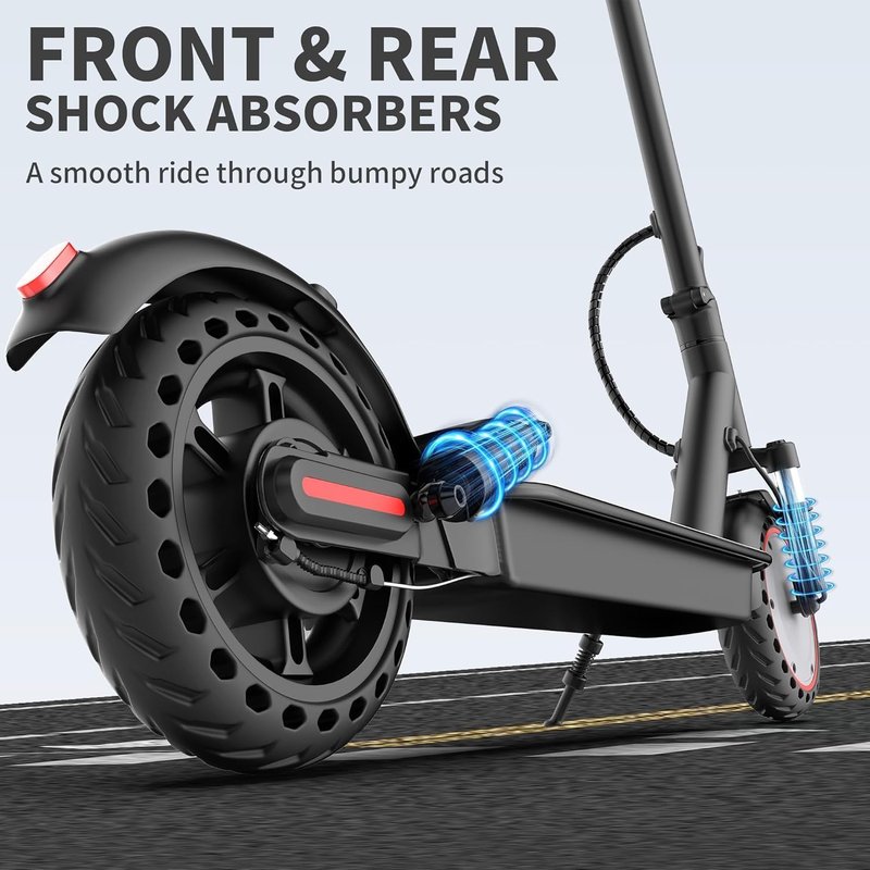 Electric Scooter for Adults & Teens - 350W Motor, 10-21 MPH Speed | Portable, Lightweight, 10-28 Miles Range