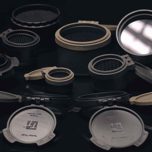 Tenebraex 30mm Outer Diameter Objective Flip Up Scope Cover for Burris, GPO, Leica, Leupold, Meopta, Nightforce, Nikon, Primary Arms, Sig Sauer, Trijicon, Vortex, Zeiss
