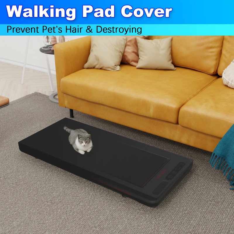 Easecos Walking Pad Cover for Under Desk Treadmill, Foldable Protective Case Sleeve for Home Office Walking Running Machine, Dustproof & Waterproof Gym Exercise Guard Accessory