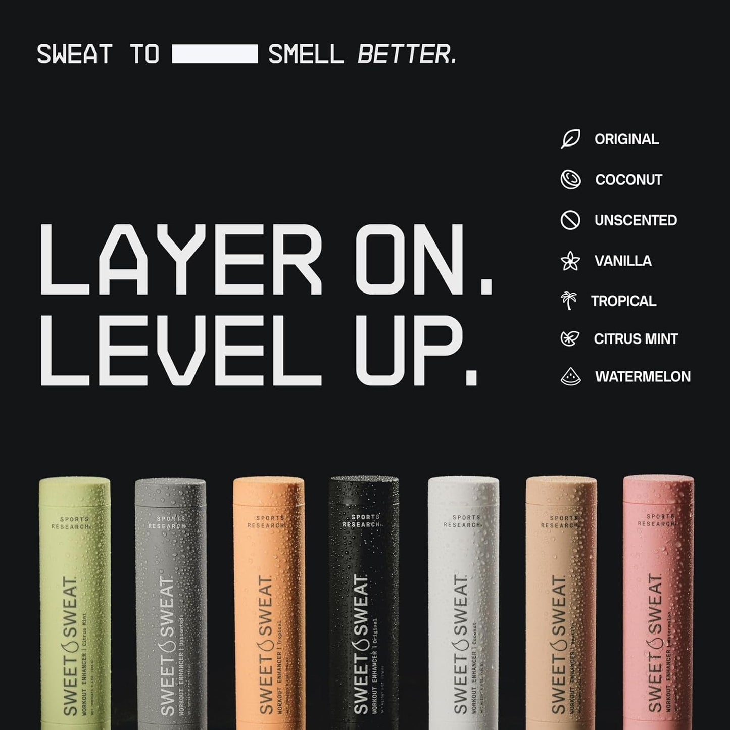 Sweet Sweat Workout Enhancer Gel - Boost Exercise Performance & Sweat Faster | 6.4oz Stick