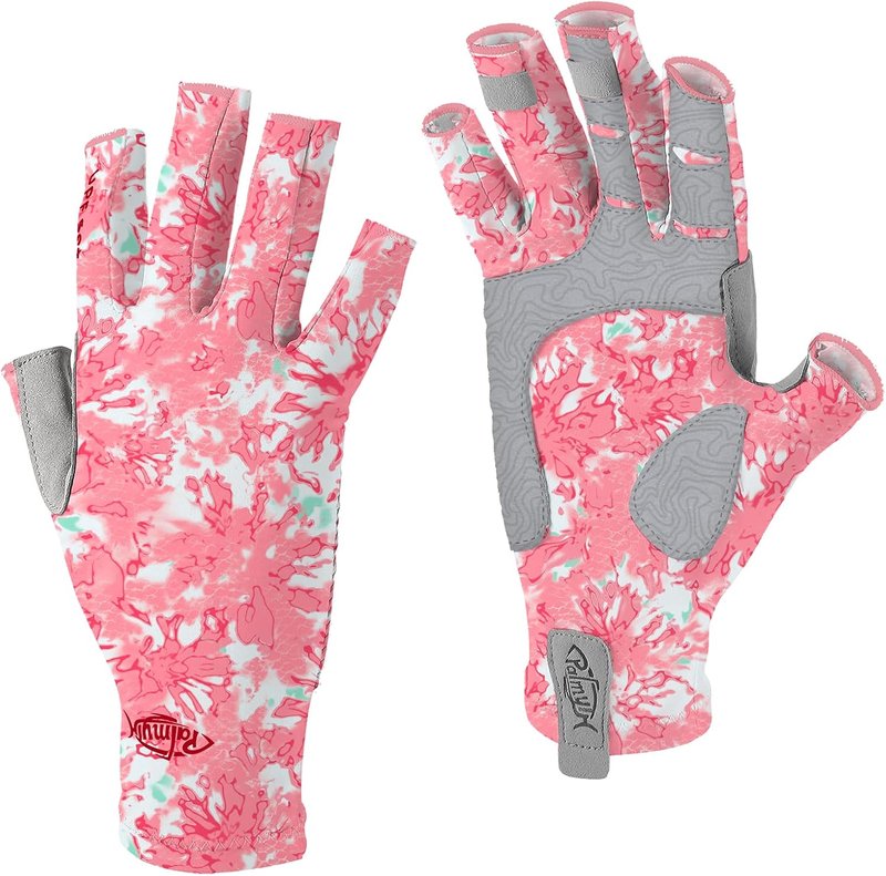 Palmyth UV Protection Fishing Gloves - Fingerless UPF50+ Sun Gloves for Kayaking, Hiking & Paddling | Unisex