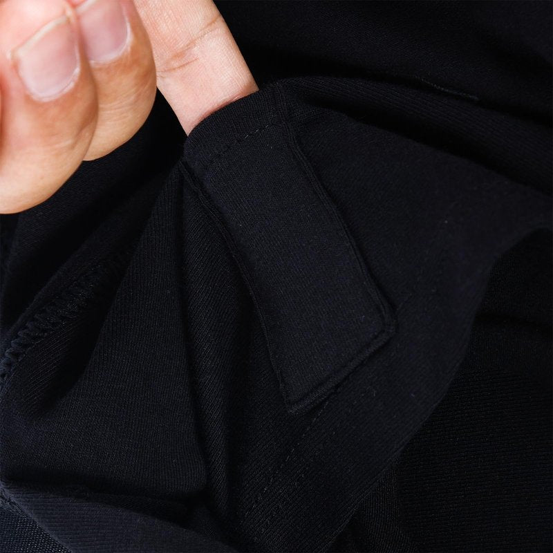 ANNUO Strap Harness Pants Strapless Underwear for Men Women Boxer Briefs Black