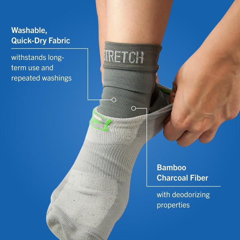 Brownmed Nice Stretch Plantar Fasciitis Sleeve - Compression Foot Sleeve for Arch & Heel Support- Small/Medium
