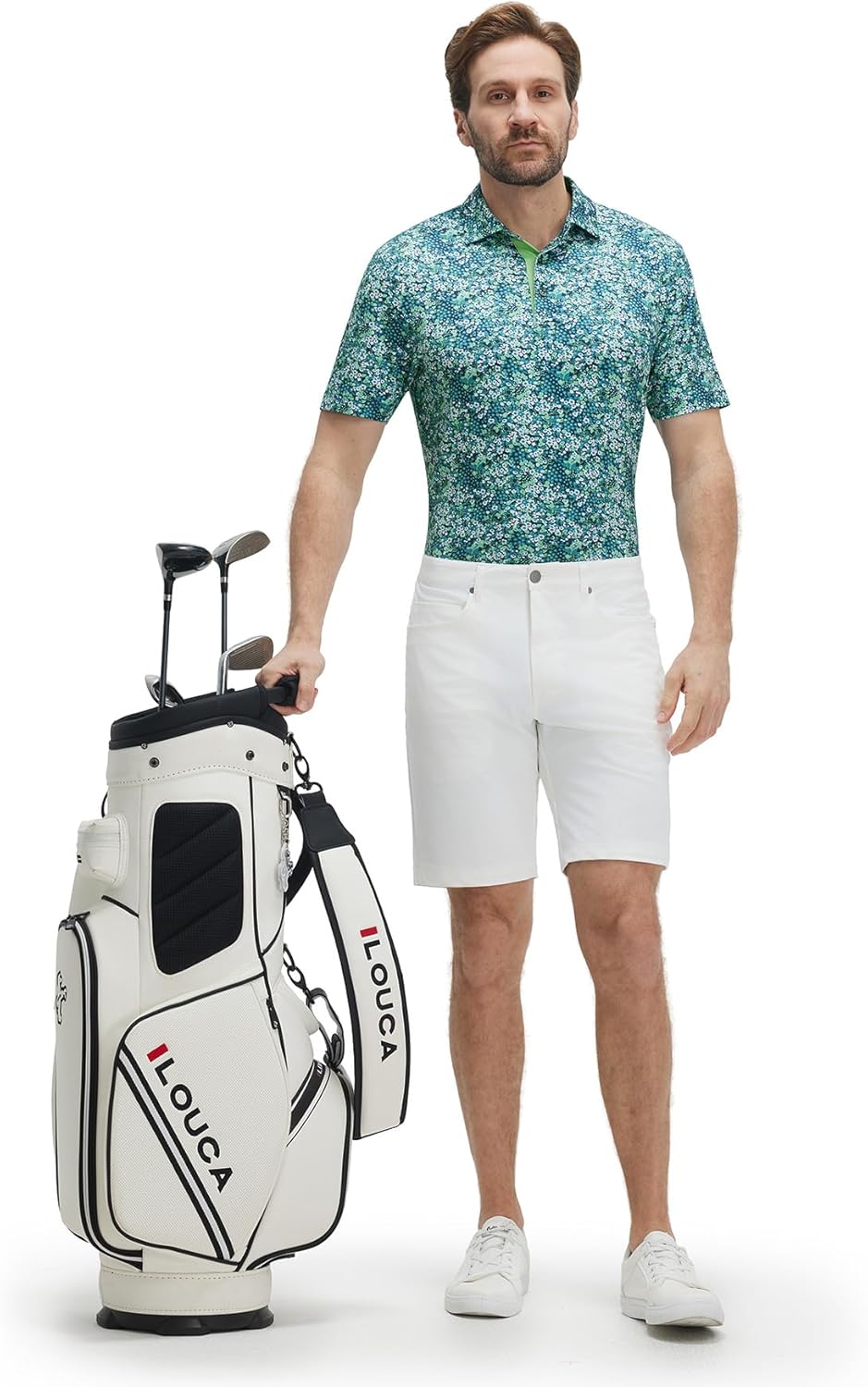 Men's Golf Shirt - Short Sleeve Moisture-Wicking Collared Polo | Performance Dry Fit Patterns