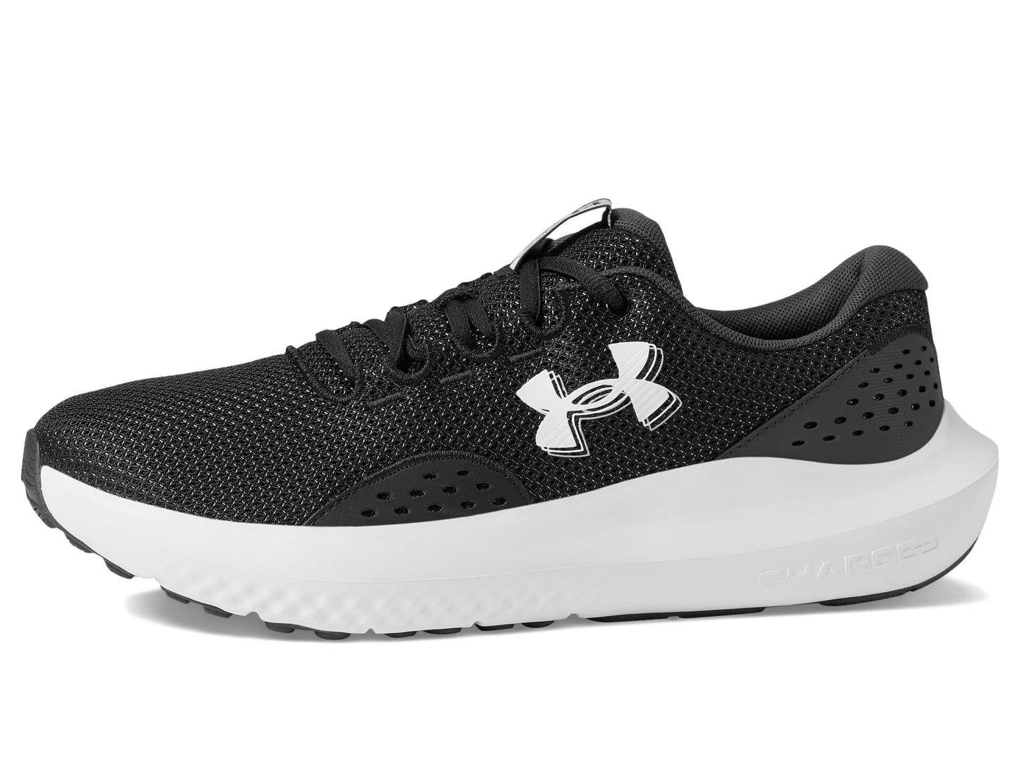 Under Armour Men's Surge 4, (002) Black/Anthracite/White, 10.5, US