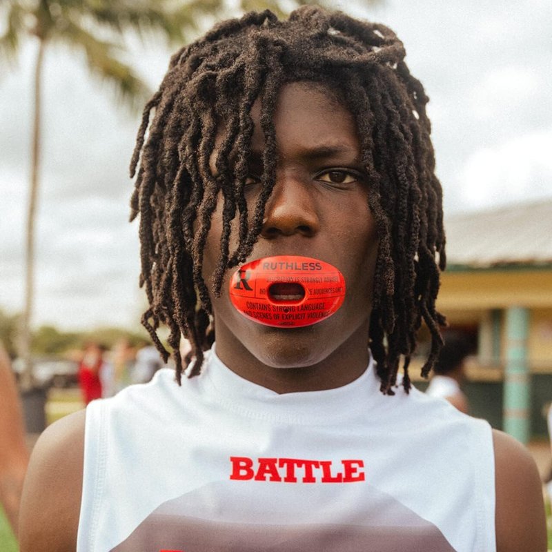 Battle Nightmare Oxygen Football Mouthguard