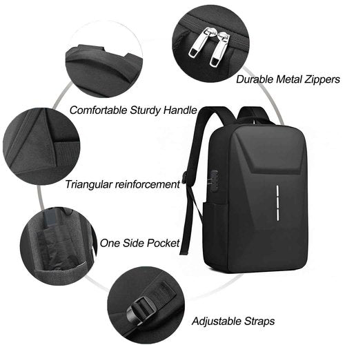 Azduou Bag for Starlink Mini, Stylish Bag with Adjustable Shoulder Strap, Water-resistant Shoulder Bag Multipurpose Sling Backpack for Travel, Cycling, Work, Sport, Hiking(15.6 Inch,Black)