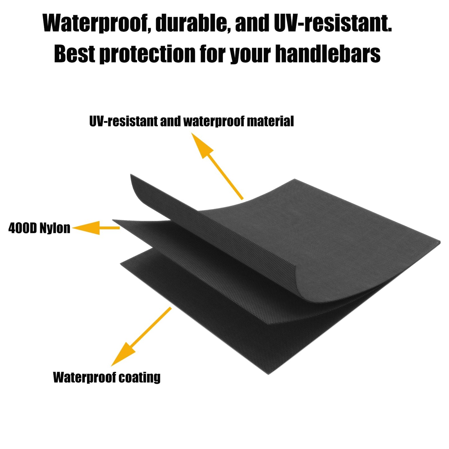 Besudo Handlebar Protective Cover Ebike - Waterproof Protective Transport Protection Rain Cover Bicycle for Rear Rack - E-Bike Accessories