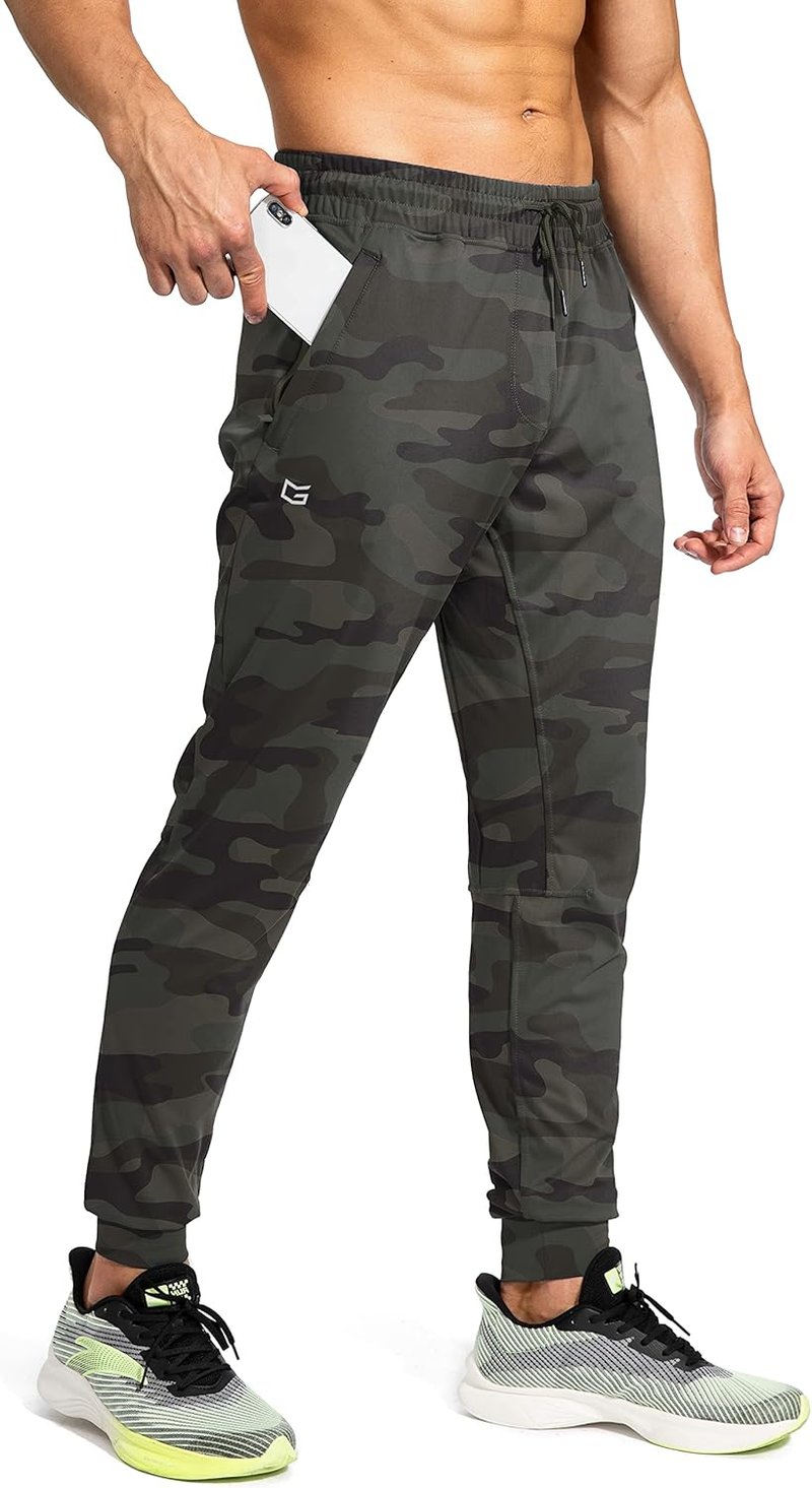 Men's Athletic Sweatpants with Zipper Pockets - Joggers for Soccer, Running & Workouts