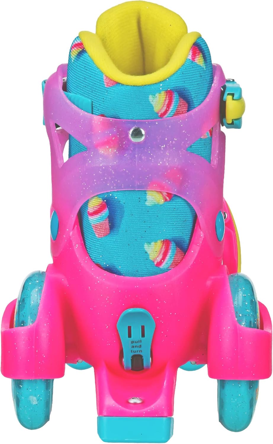 Beginner Roller Skates for Kids | Adjustable Sizing for Toddlers & Youth - Fun & Colorful Design
