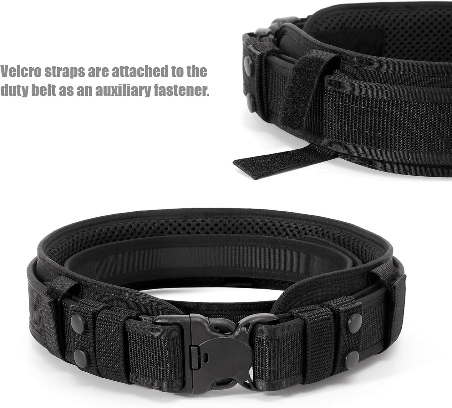 TACNEX Belt Pad - Hook Outer Liner for Police & Security Duty | Back Support Cushion