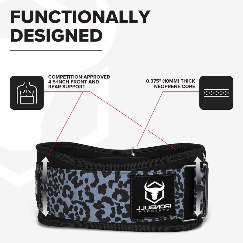 Weight Lifting Belt for Men & Women - Ideal for Squats, Deadlifts & Bodybuilding | Adjustable Support & Comfort