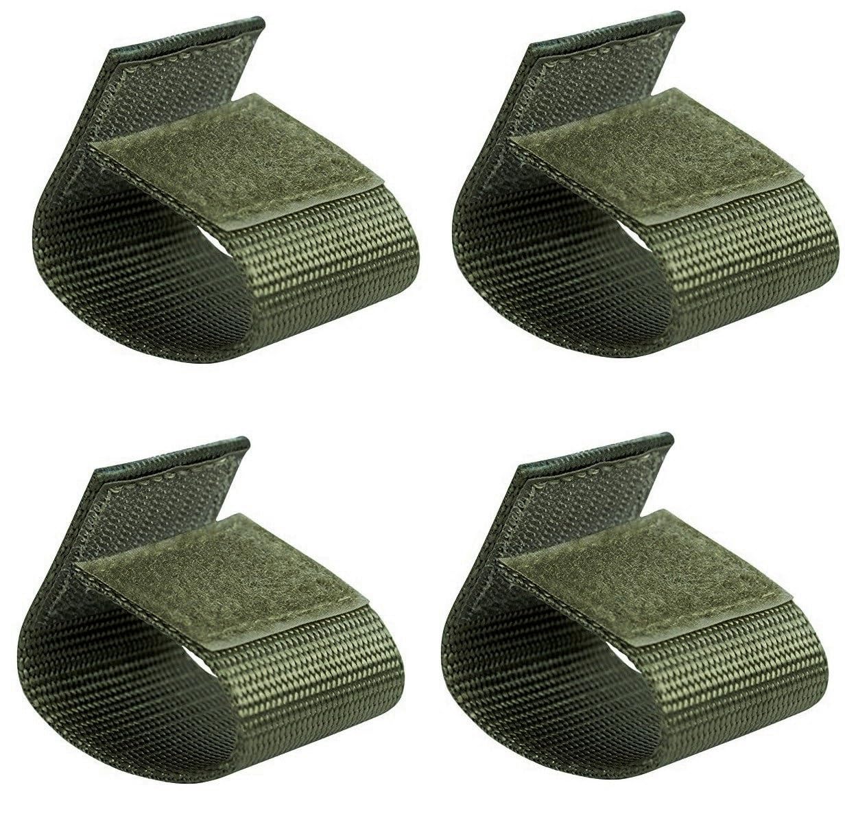 TACNEX Duty Belt Keepers w/Hook and Loop Closure for 2"-2.25" Wide Tactical Belt Accessories Nylon Loops for Police Security Law Enforcement 4 PCS