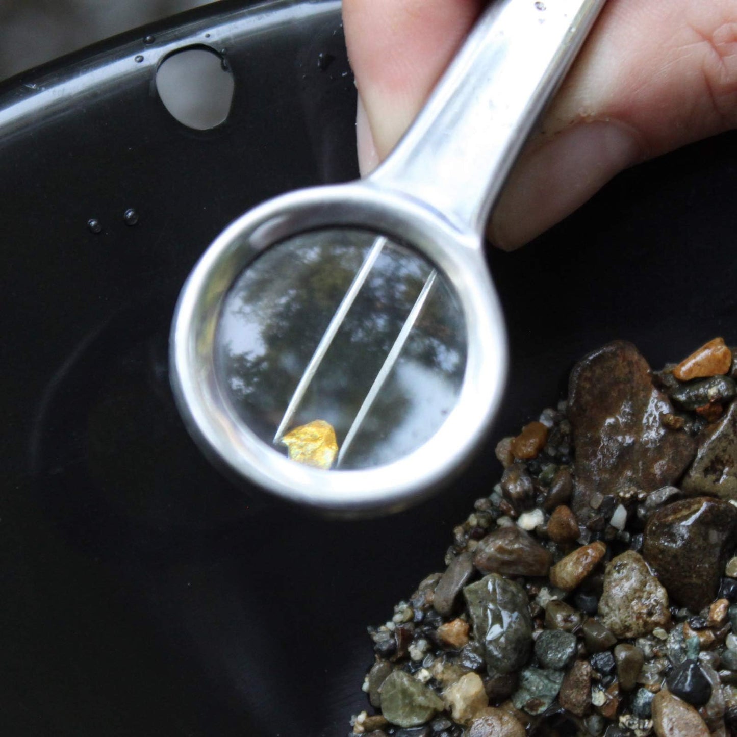 ASR Outdoor 19pc Ultimate Gold Panning Kit with Classifier Screens, Gold Pans, Rock Pick