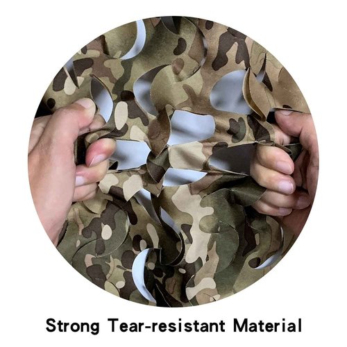 GRVCN Camo Netting Camouflage Net, Bulk Roll Sunshade Mesh Nets for Hunting Blind Shooting Military Theme Party Decorations