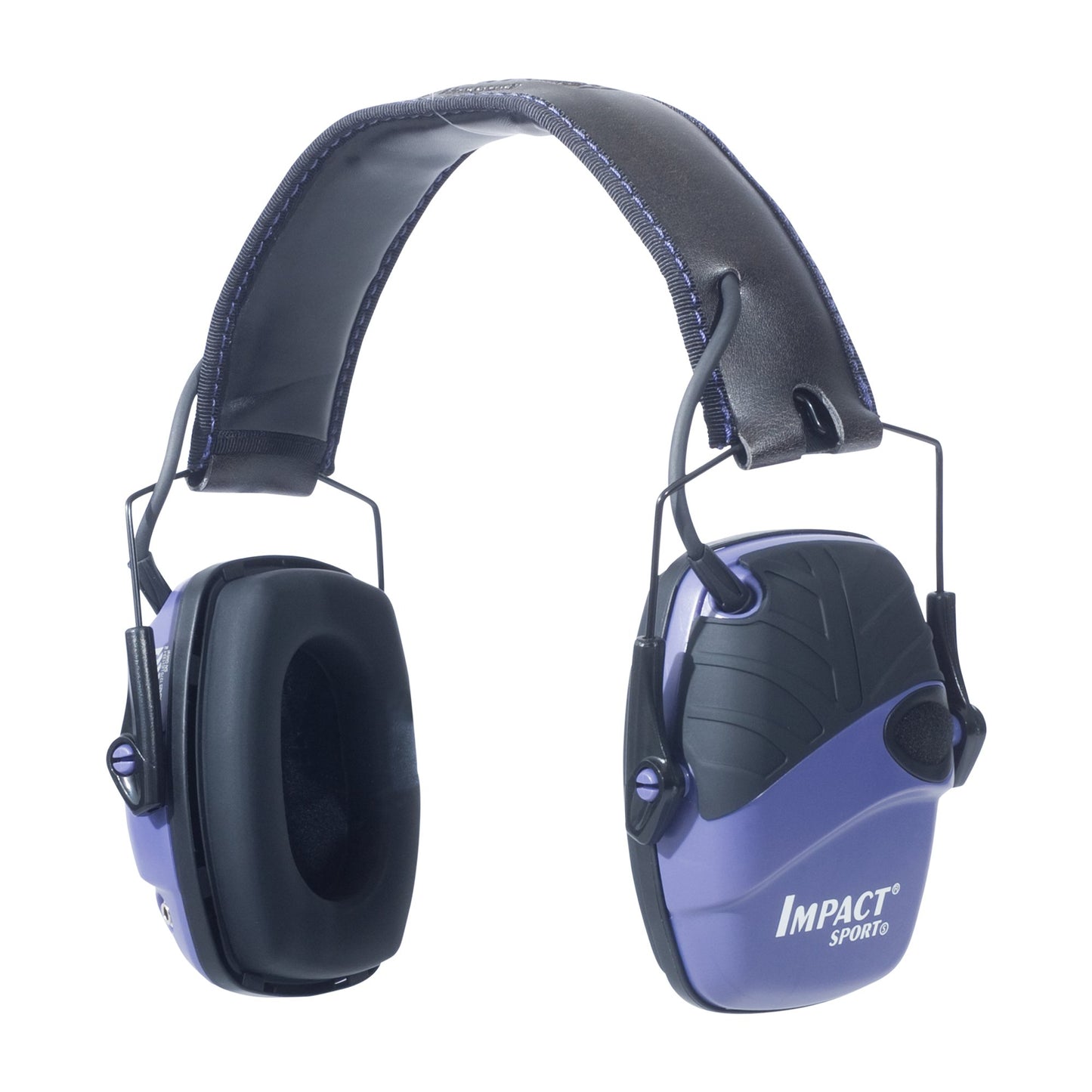 Howard Leight by Honeywell Impact Sport Sound Amplification Electronic Shooting Earmuff, Purple (R-02522), One Size, Adjustable