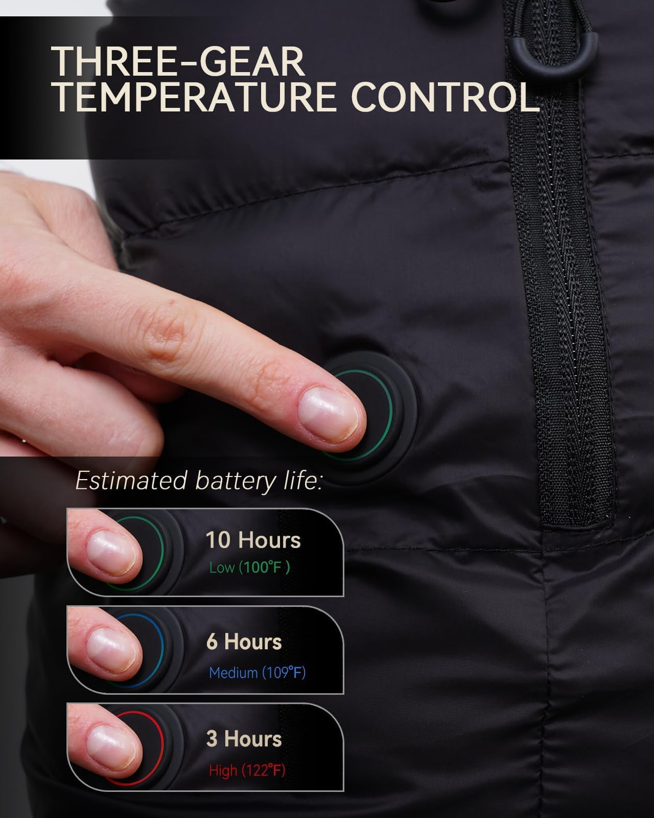 AVIDIA Heated Vest Women with Battary Pack, Rechargeable Women's Lightweight Heating Vests, Ideal Gifts for Wife Her