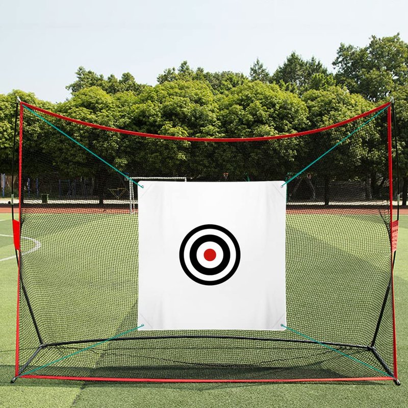 ASENVER 58" x 58" Golf Target Cloth - Hitting Practice Target for Indoor/Outdoor Training (White)