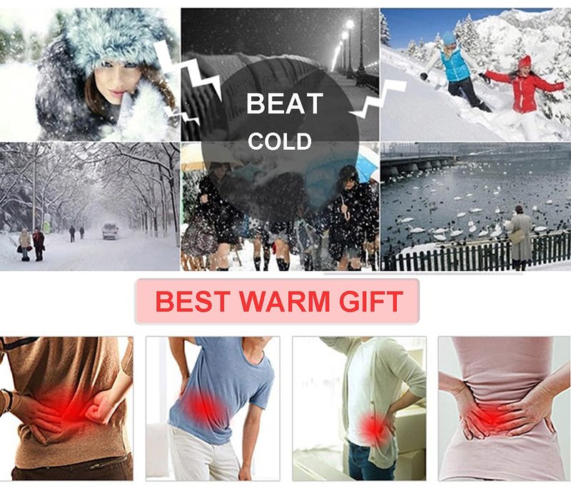 iEasey Thermal Cashmere Knit Lumbar Warmer Lower Back Support Belt Brace Stomach Kidney Warmer Abdominal Binder Belly Wrap
