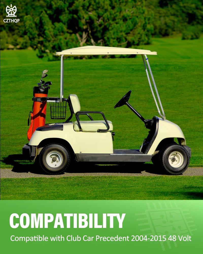 CZTHQP 102511001 Golf Cart On Board Computer for Club Car 48V 2004-2015 Precedent, Replacement OBC for Power Control and Battery Charge, Golf Carts Onboard Computer