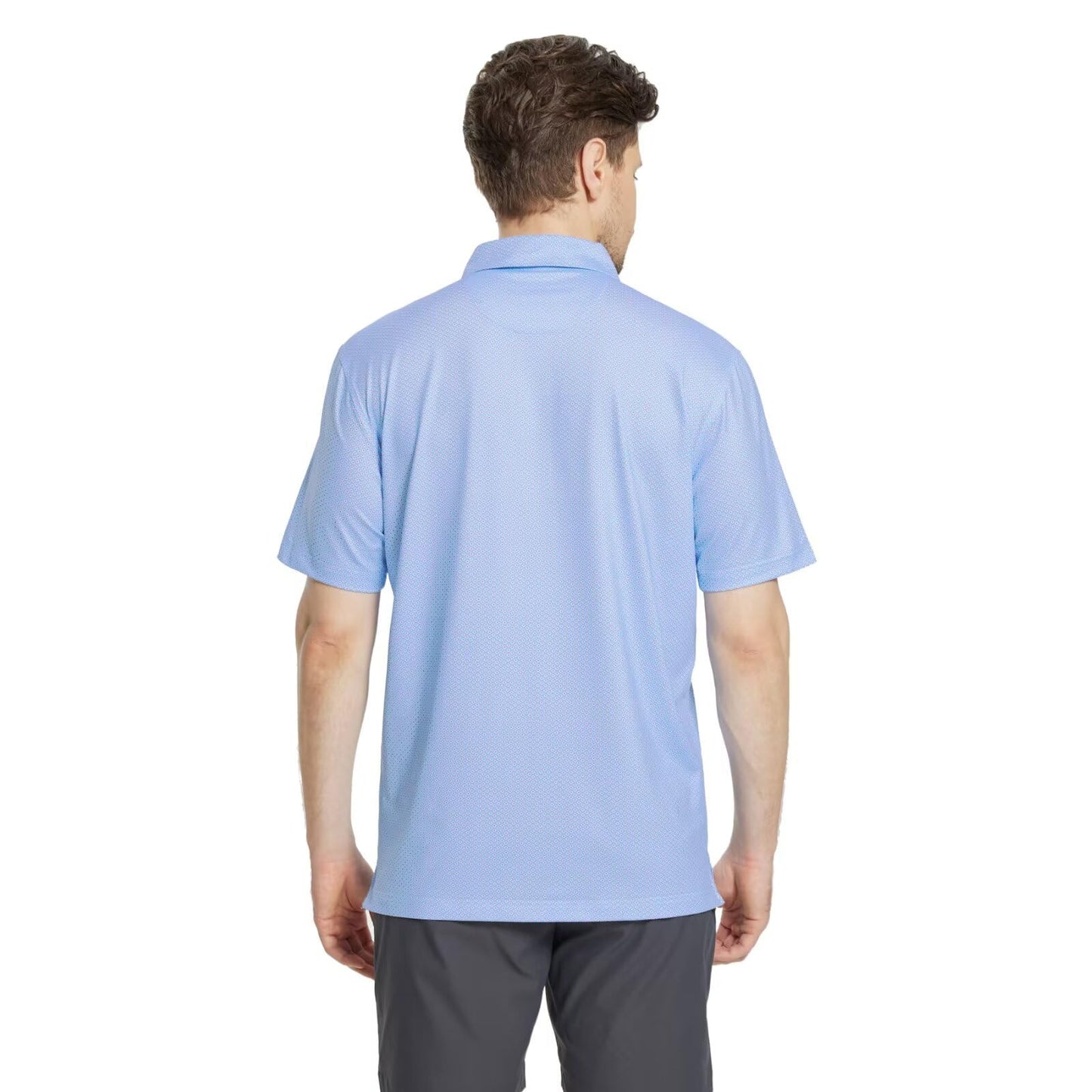 M MAELREG Mens Golf Shirt Short Sleeve Dry Fit Print Moisture Wicking Performance Patterns Collared Polo Shirt