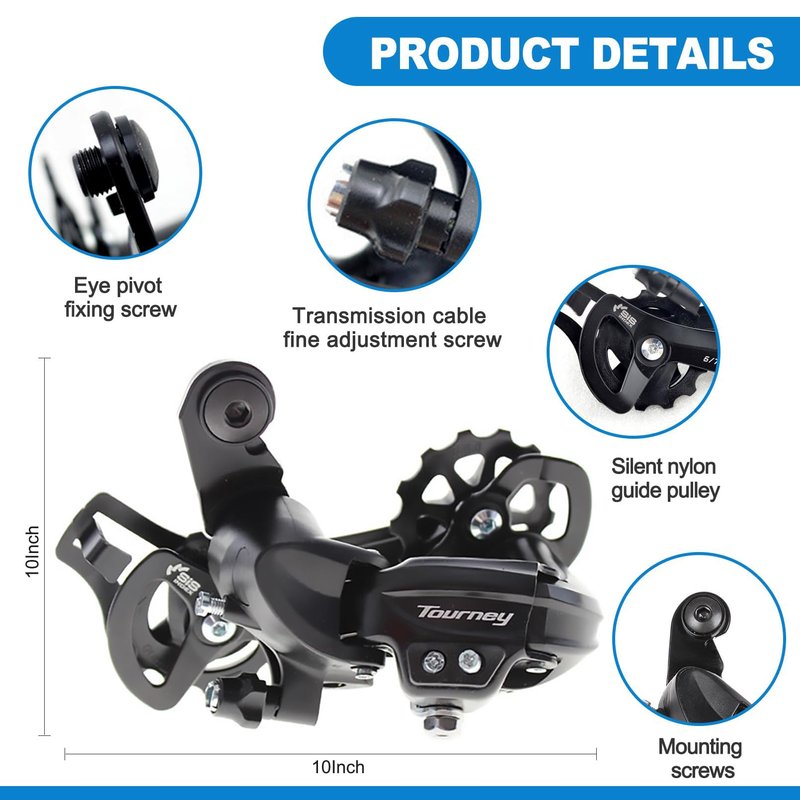 Bike Rear Derailleur TY300 Direct Mount 6/7 Speed for Mountain Bicycle