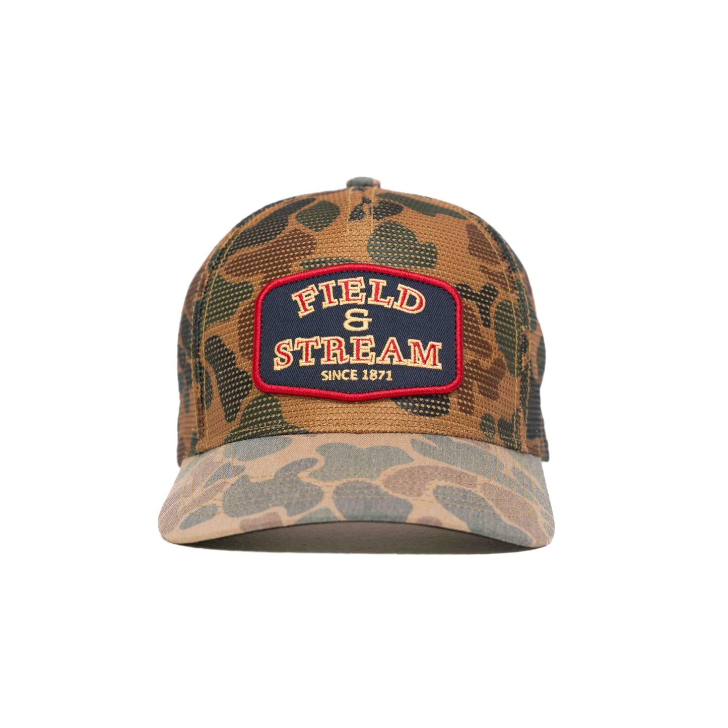 Field & Stream Snapback Trucker Hat, Roosevelt/Brown Camo, One Size