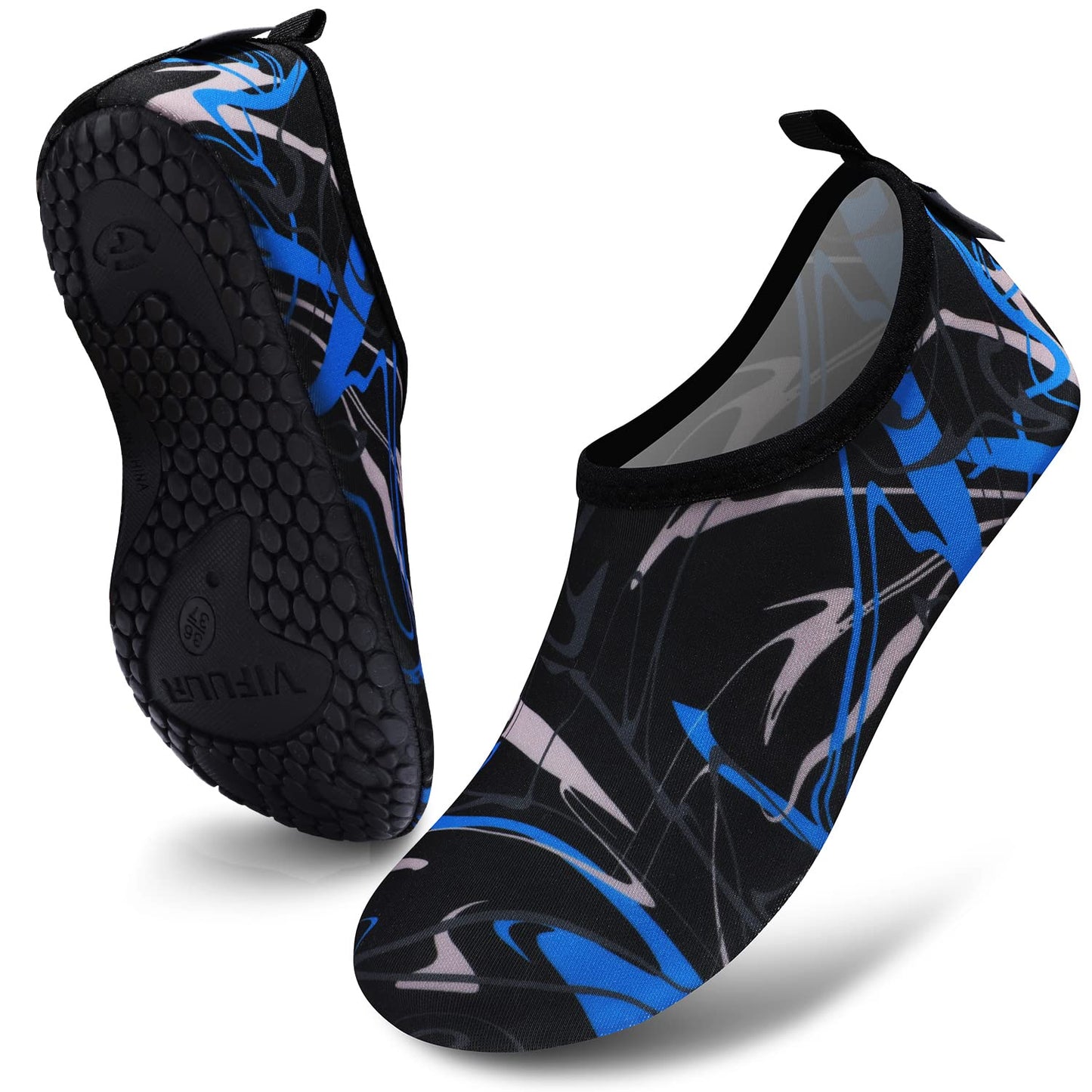VIFUUR Water Sports Unisex Shoes Graffiti Blue - 7.5-8.5 W US / 6-7 M US (38-39)