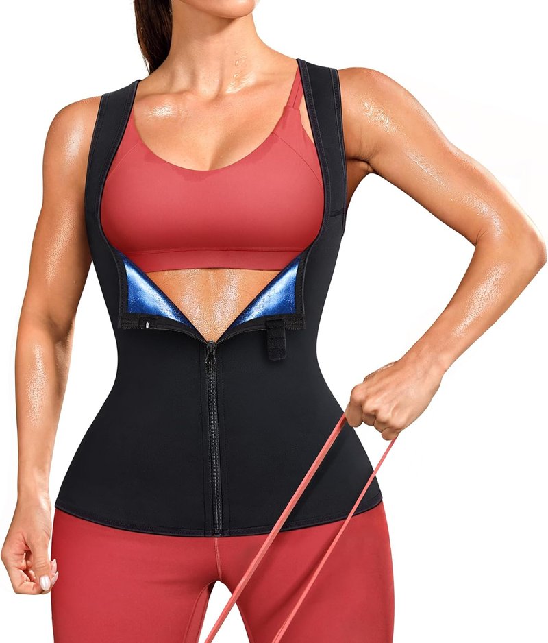 Waist Trainer for Women - Sauna Suit Sweat Vest for Effective Workout | Adjustable Fit