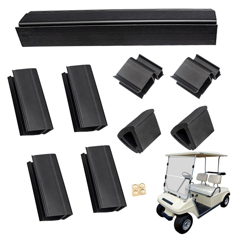 DRIVE UP Golf Cart Windshield Clips, Club Car Windshield Retaining Clips Kit for Club Car DS 1982-2000.4 Golf Carts, DS Windshield Flex Hinge, Sash Clips OEM 102005801, 102005901