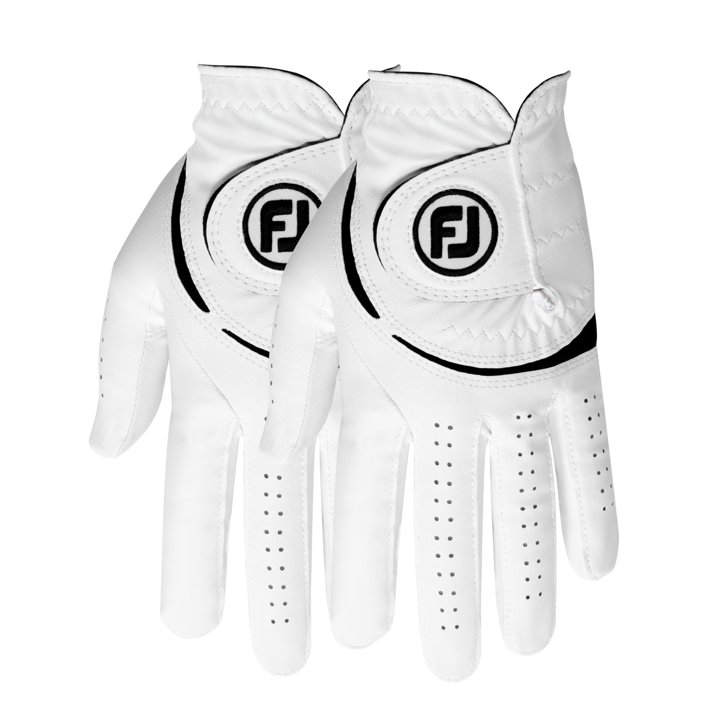 FootJoy Golf MRH WeatherSof (2 Pack) Glove White Large