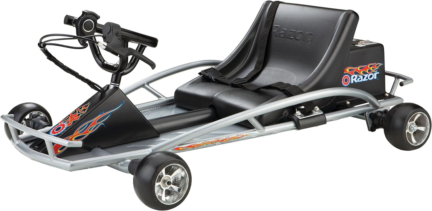 Electric Go-Kart for Ages 8+ | Razor Ground Force One - 12 MPH, 40 Min Runtime, Variable Speed Throttle