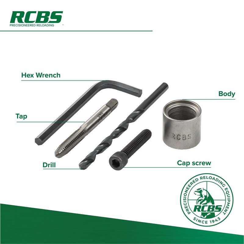 RCBS Stuck Case Remover Kit – Reloading Die Tool – Green