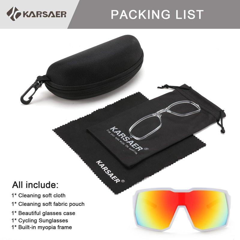 Karsaer Vision Baseball Sunglasses Men Women Cycling Running Softball Glasses for Adults Youth Kids 8-16