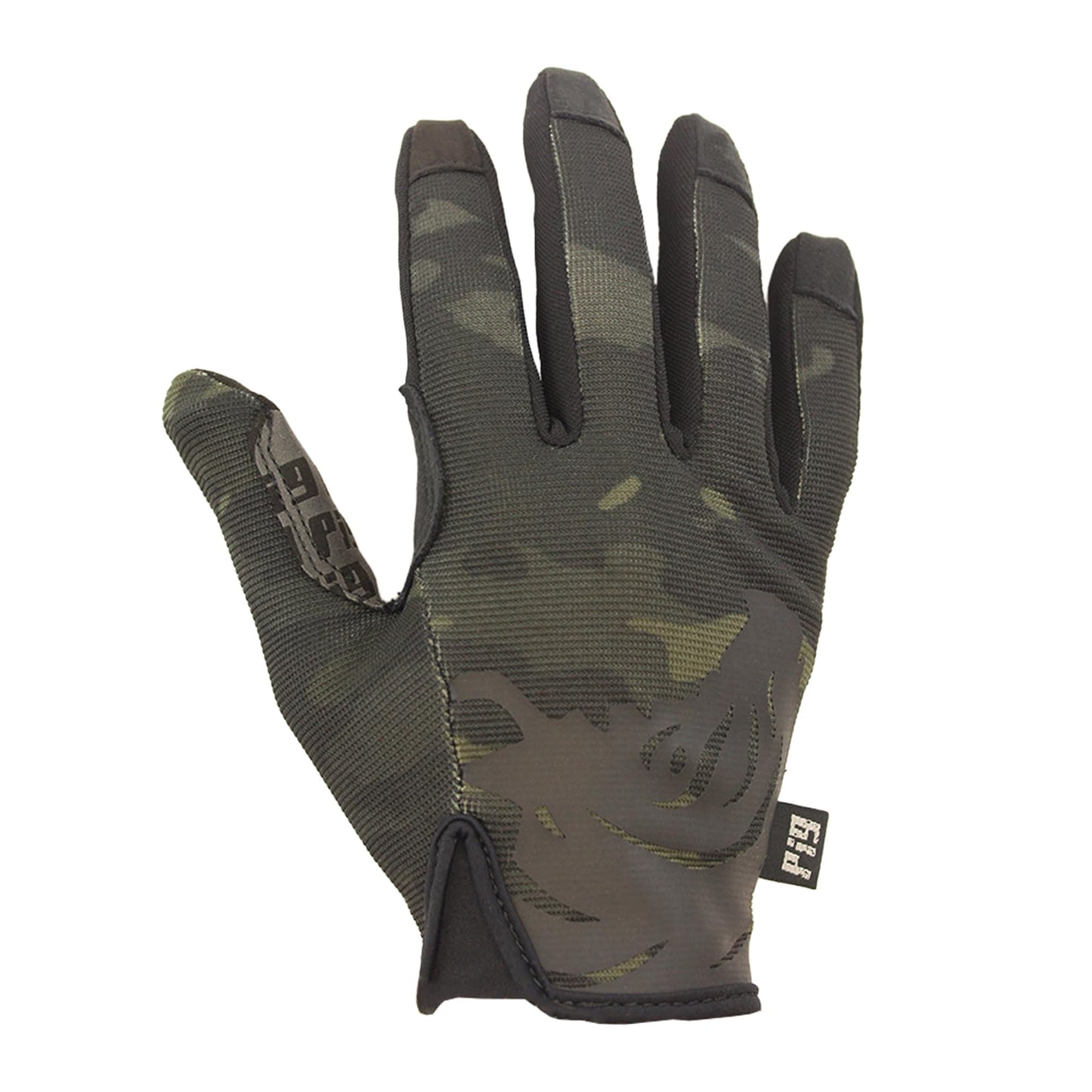 PIG Delta Utility Tactical Gloves, Touchscreen Compatible, High Dexterity, for Shooting, 1 Pair, Multicam Black, 2X-Large