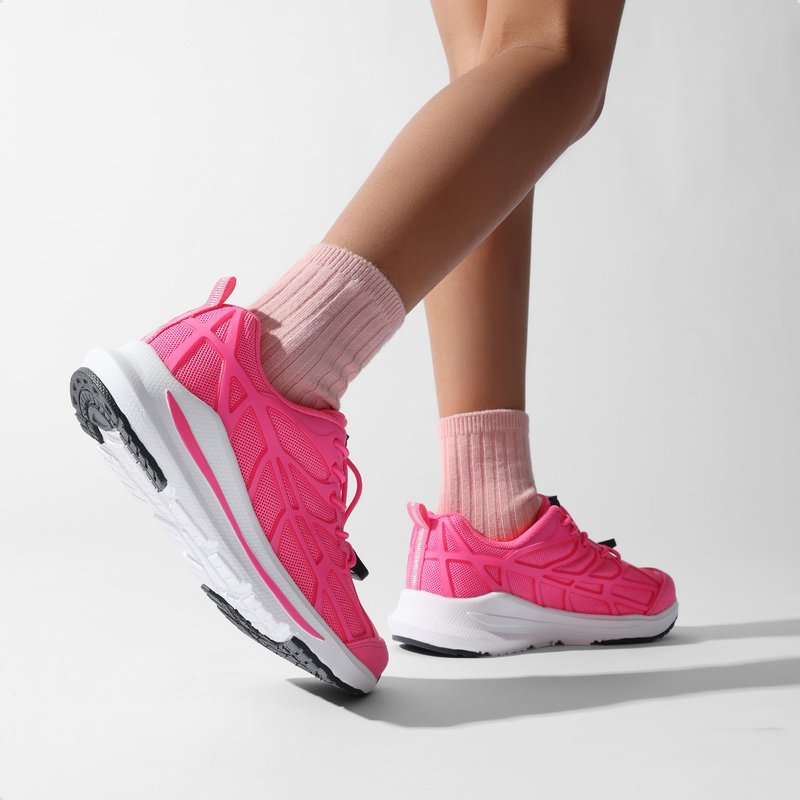 DREAM PAIRS Boys Girls Running Shoes Kids Athletic Lightweight Breathable Gym School Shoes,Size 13 Little Kid,Hot Pink,KKUMRS2521