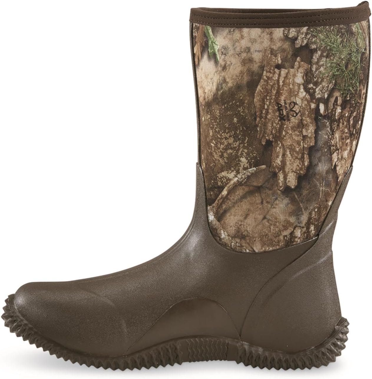 Men's Waterproof Camo Rubber Hunting Boots - Guide Gear Mid Camo Design